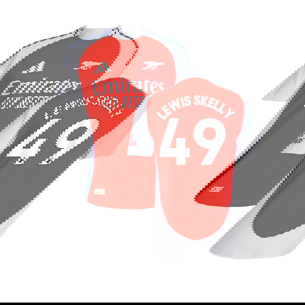 2024-2025 Arsenal Authentic Home Shirt (Lewis Skelly 49)