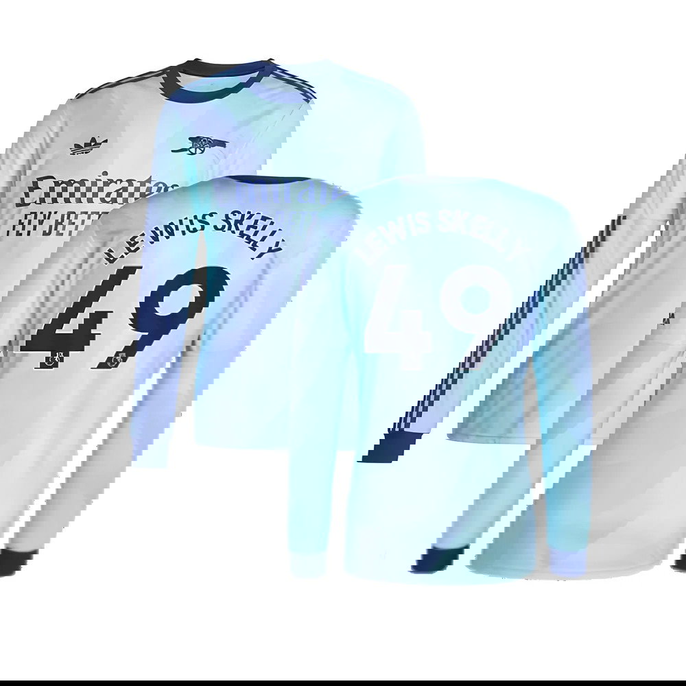 2024-2025 Arsenal Long Sleeve Third Shirt (Lewis Skelly 49)