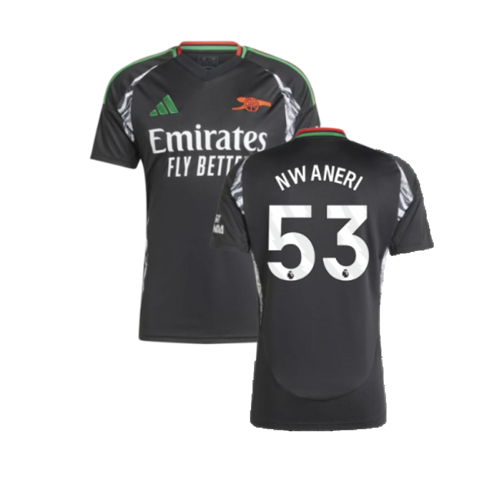 2024-2025 Arsenal Away Shirt (Nwaneri 53)