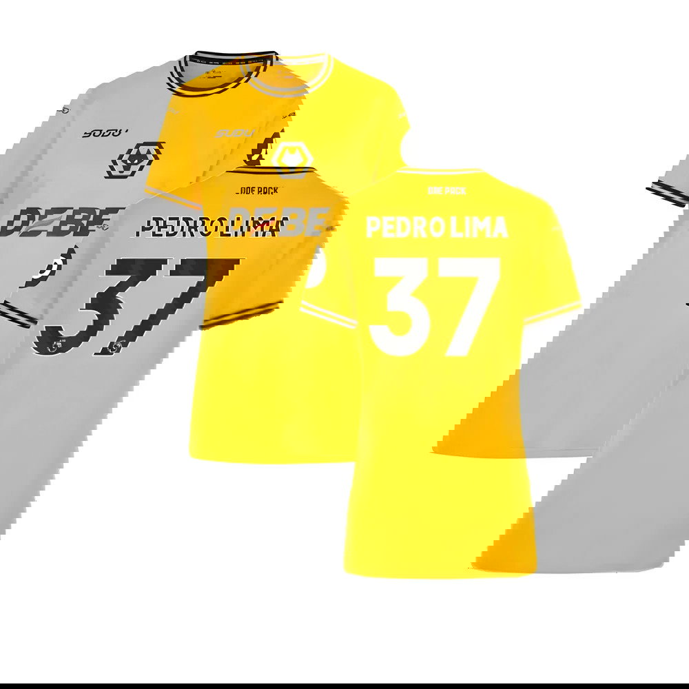 2024-2025 Wolves Home Shirt (Womens) (Pedro Lima 37)