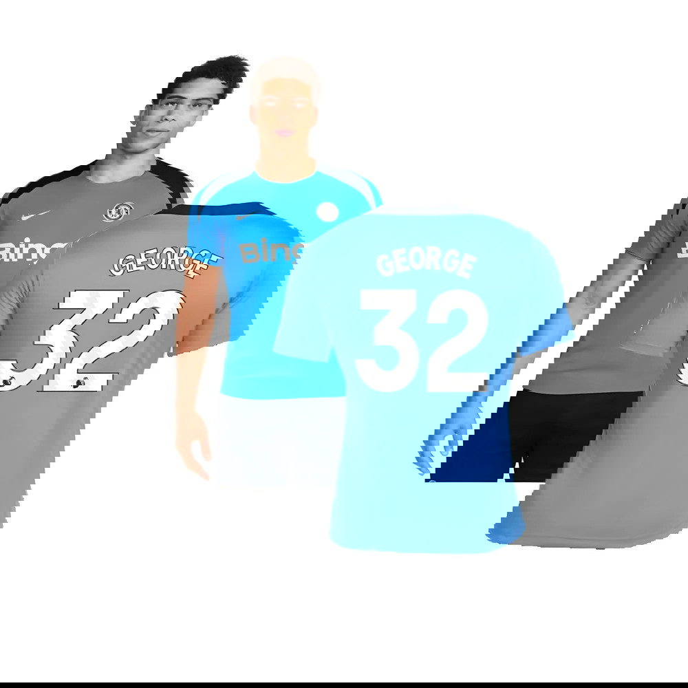 2024-2025 Chelsea Strike Dri-FIT Knit Shirt (Light Photo Blue) (George 32)