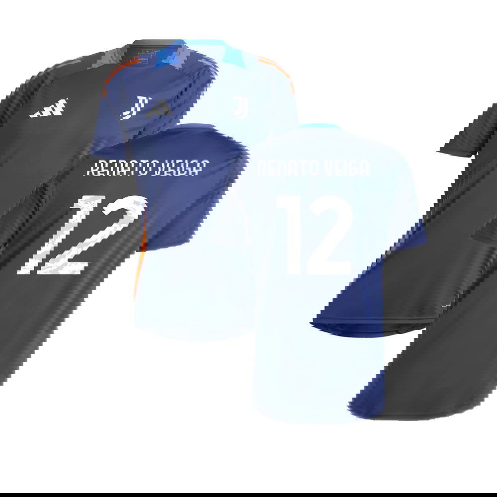2024-2025 Juventus Training Jersey (Navy) (Renato Veiga 12)