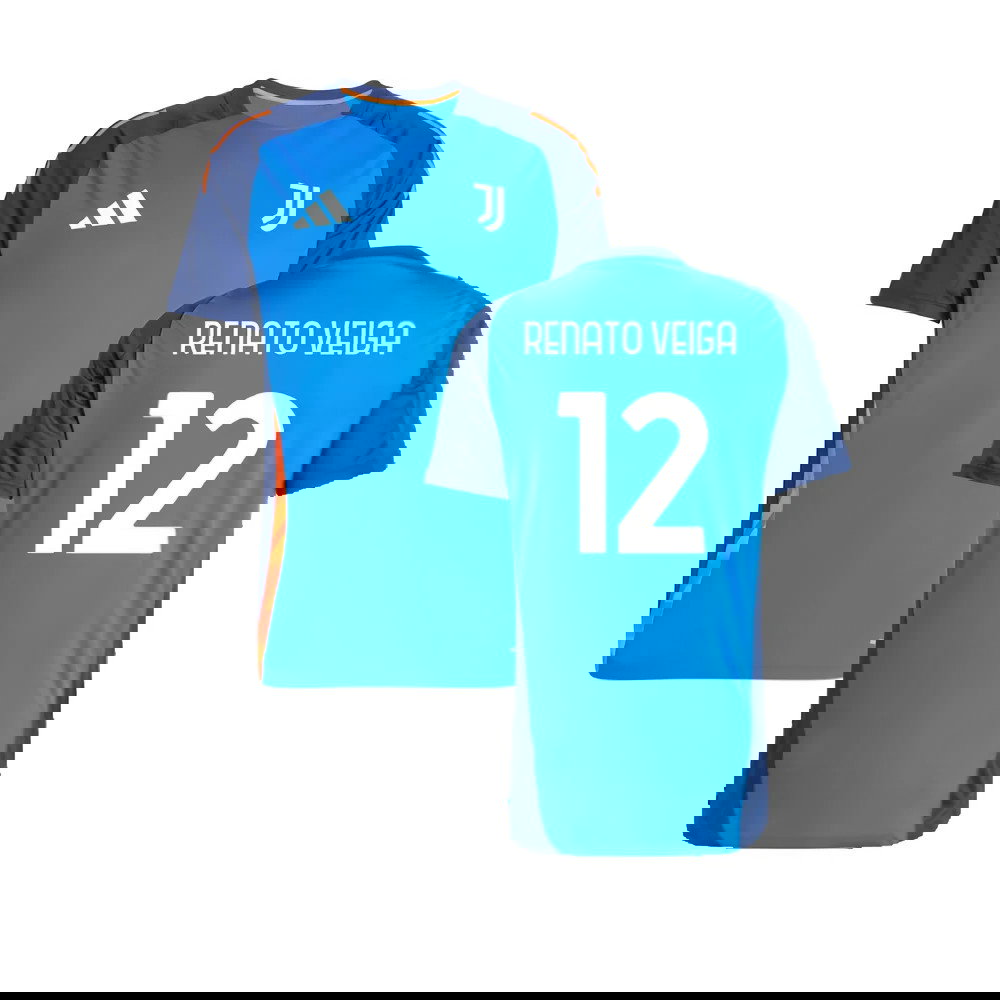 2024-2025 Juventus Training Jersey (Blue) (Renato Veiga 12)