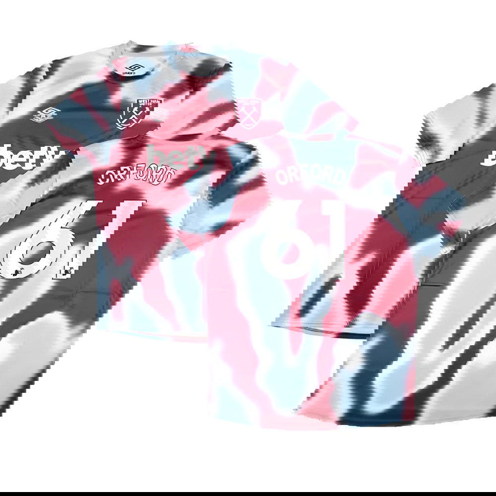 2024-2025 West Ham Warm Up Jersey (New Claret) (Orford 61)