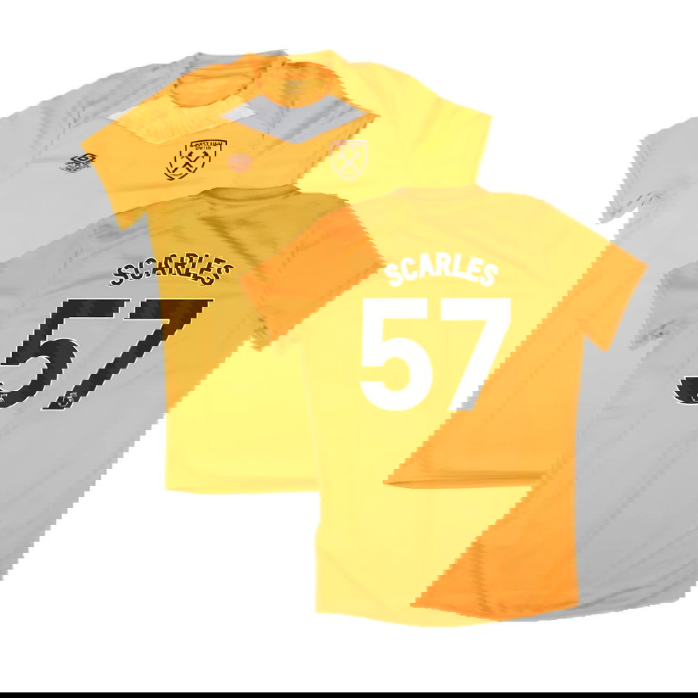 2024-2025 West Ham Training Jersey (Orange) - Kids (Scarles 57)