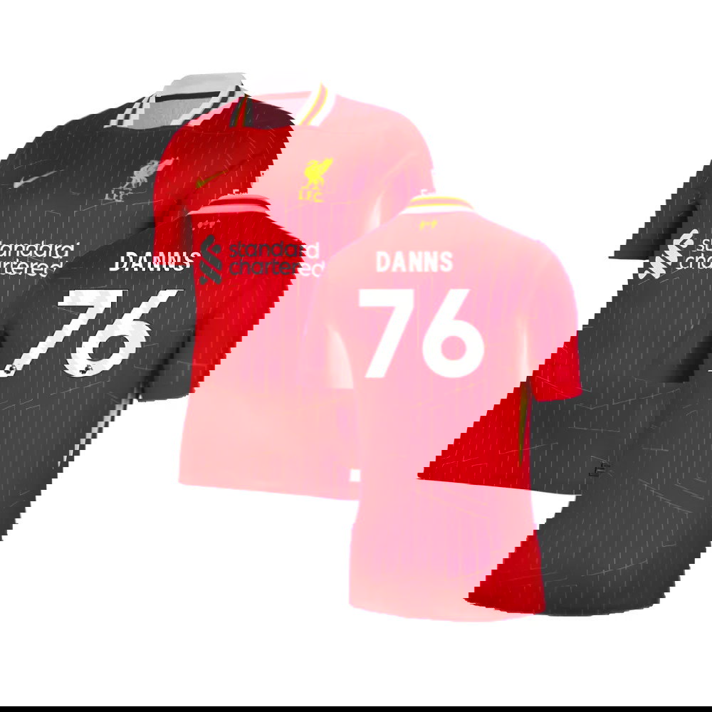 2024-2025 Liverpool Home Shirt (Danns 76)