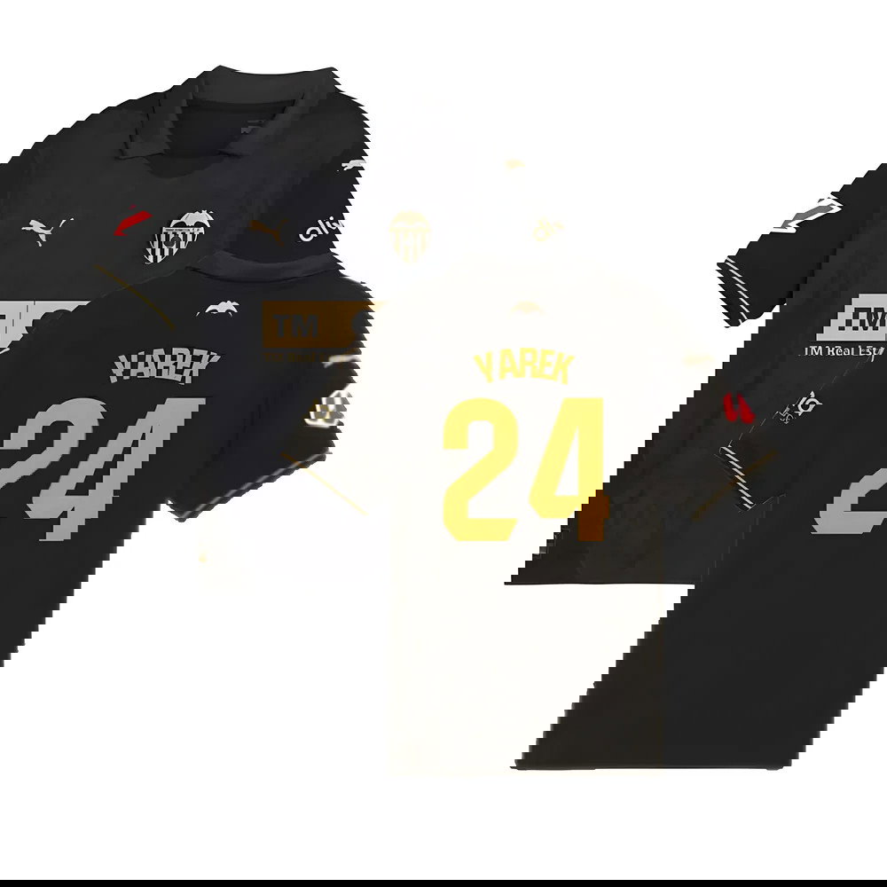 2024-2025 Valencia Away Shirt (Kids) (Yarek 24)