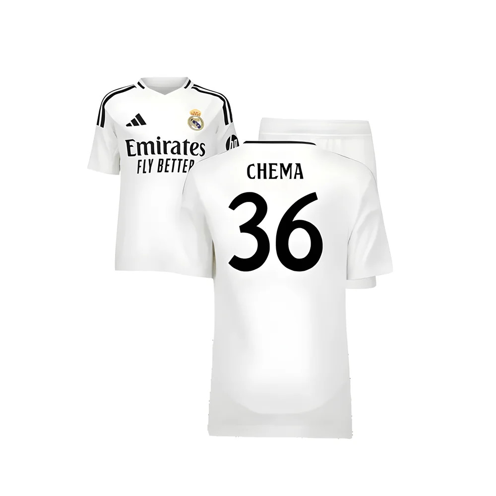 2024-2025 Real Madrid Home Youth Kit (Chema 36)