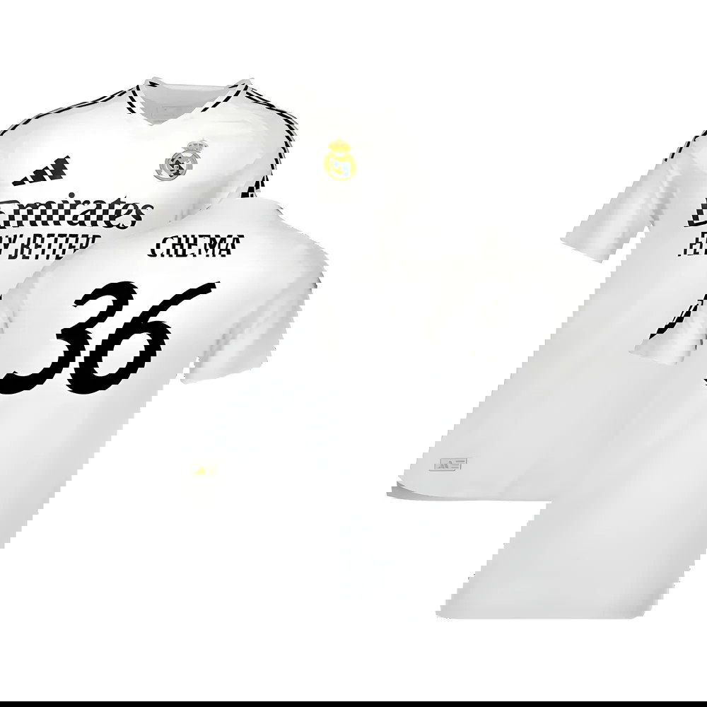 2024-2025 Real Madrid Authentic Home Shirt (Chema 36)