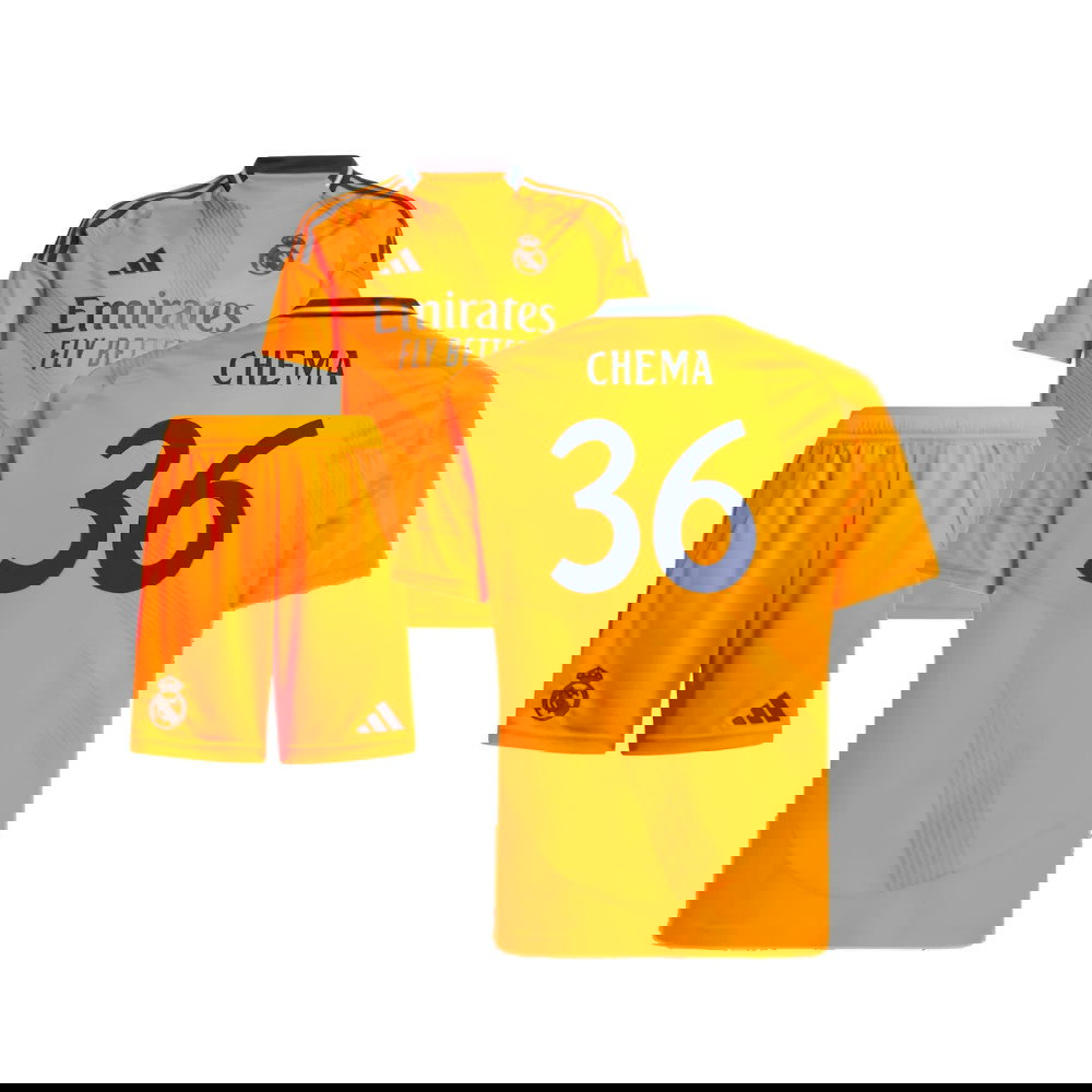 2024-2025 Real Madrid Away Youth Kit (Chema 36)
