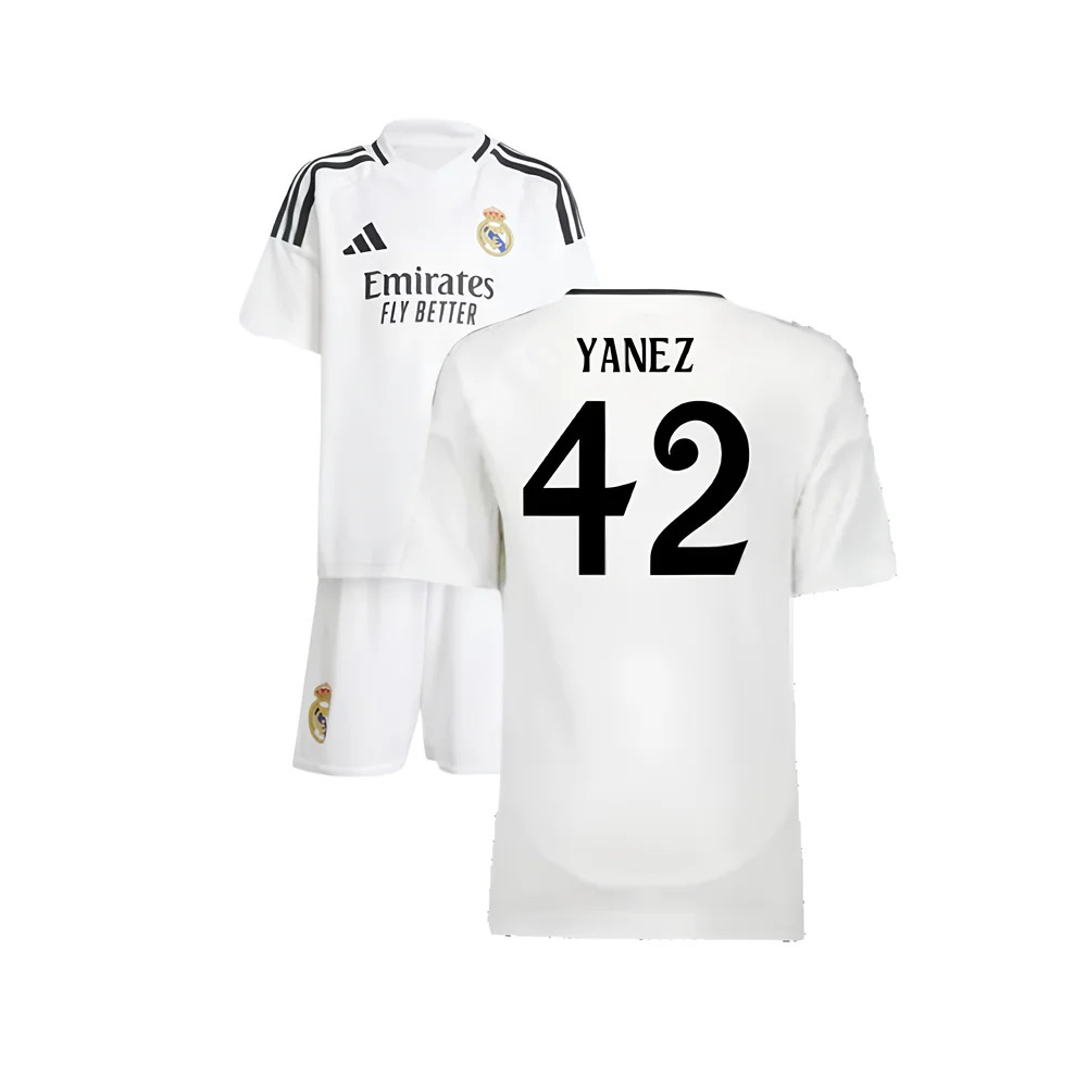 2024-2025 Real Madrid Home Mini Kit (Yanez 42)