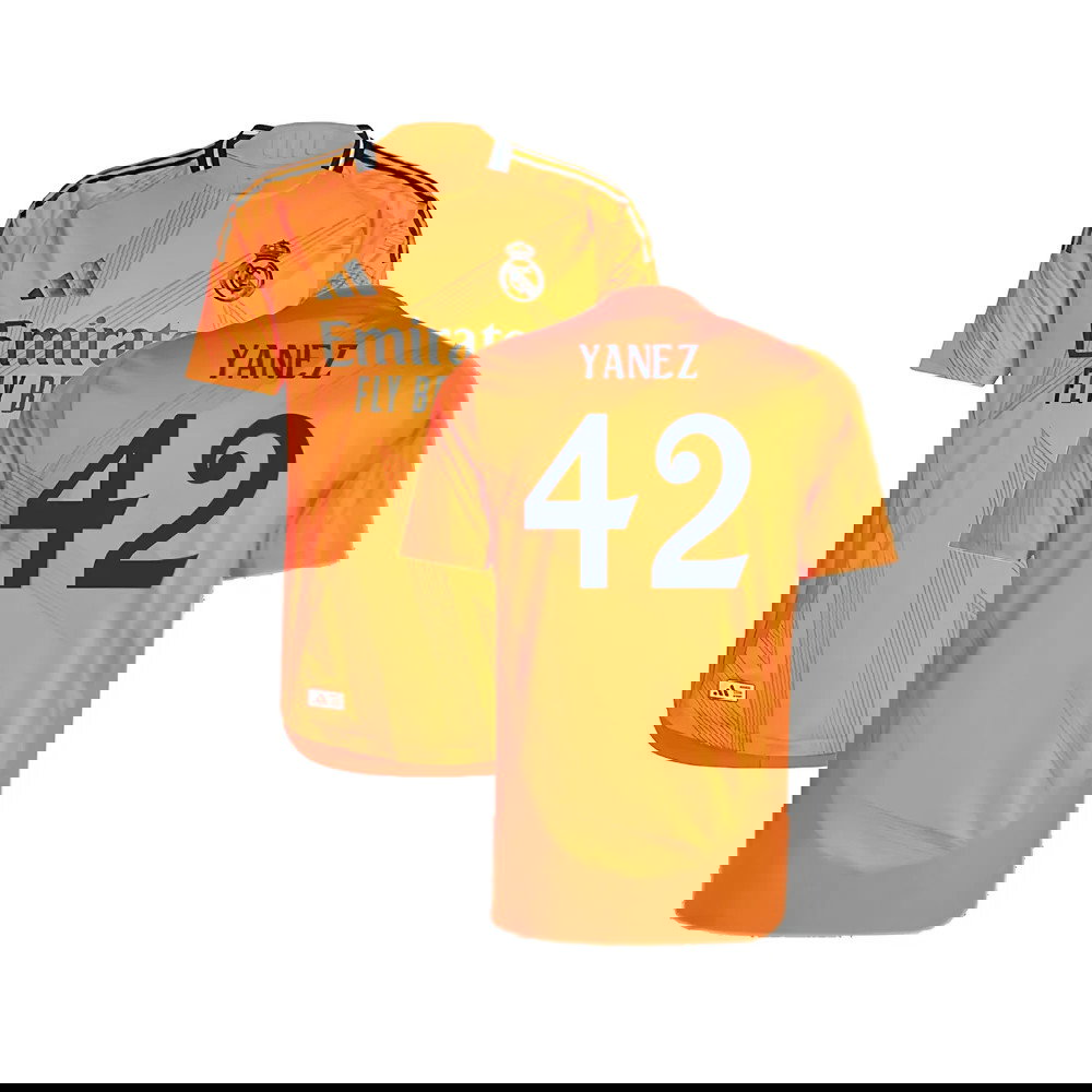 2024-2025 Real Madrid Authentic Away Shirt (Yanez 42)