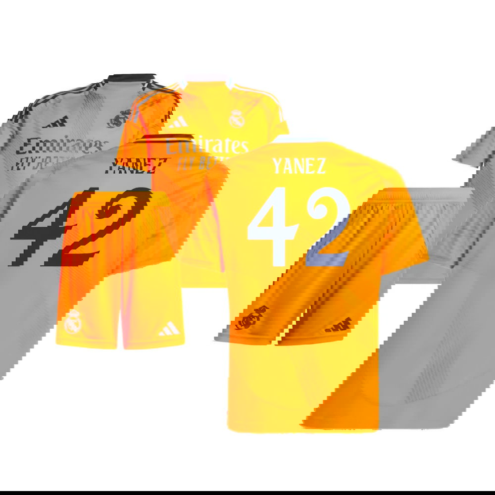 2024-2025 Real Madrid Away Youth Kit (Yanez 42)