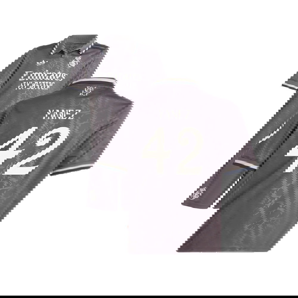 2024-2025 Real Madrid Third Youth Kit (Yanez 42)