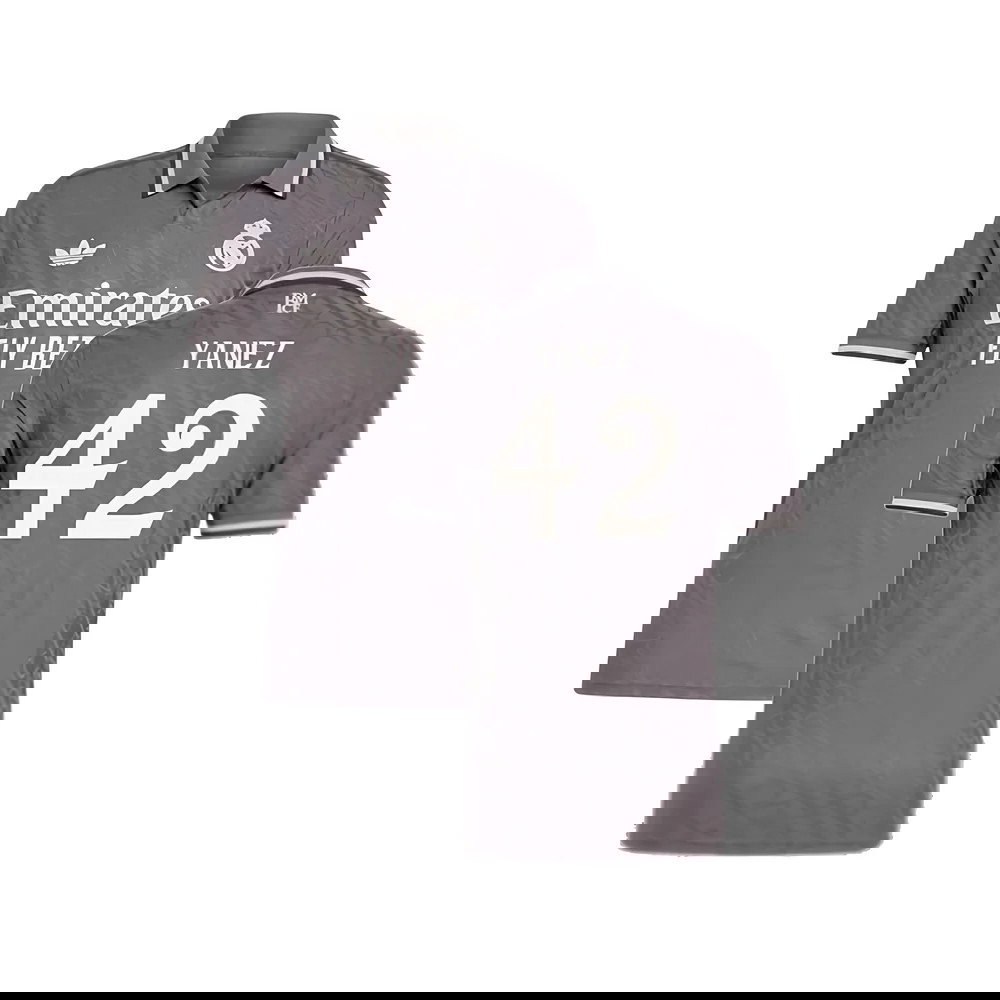 2024-2025 Real Madrid Authentic Third Shirt (Yanez 42)