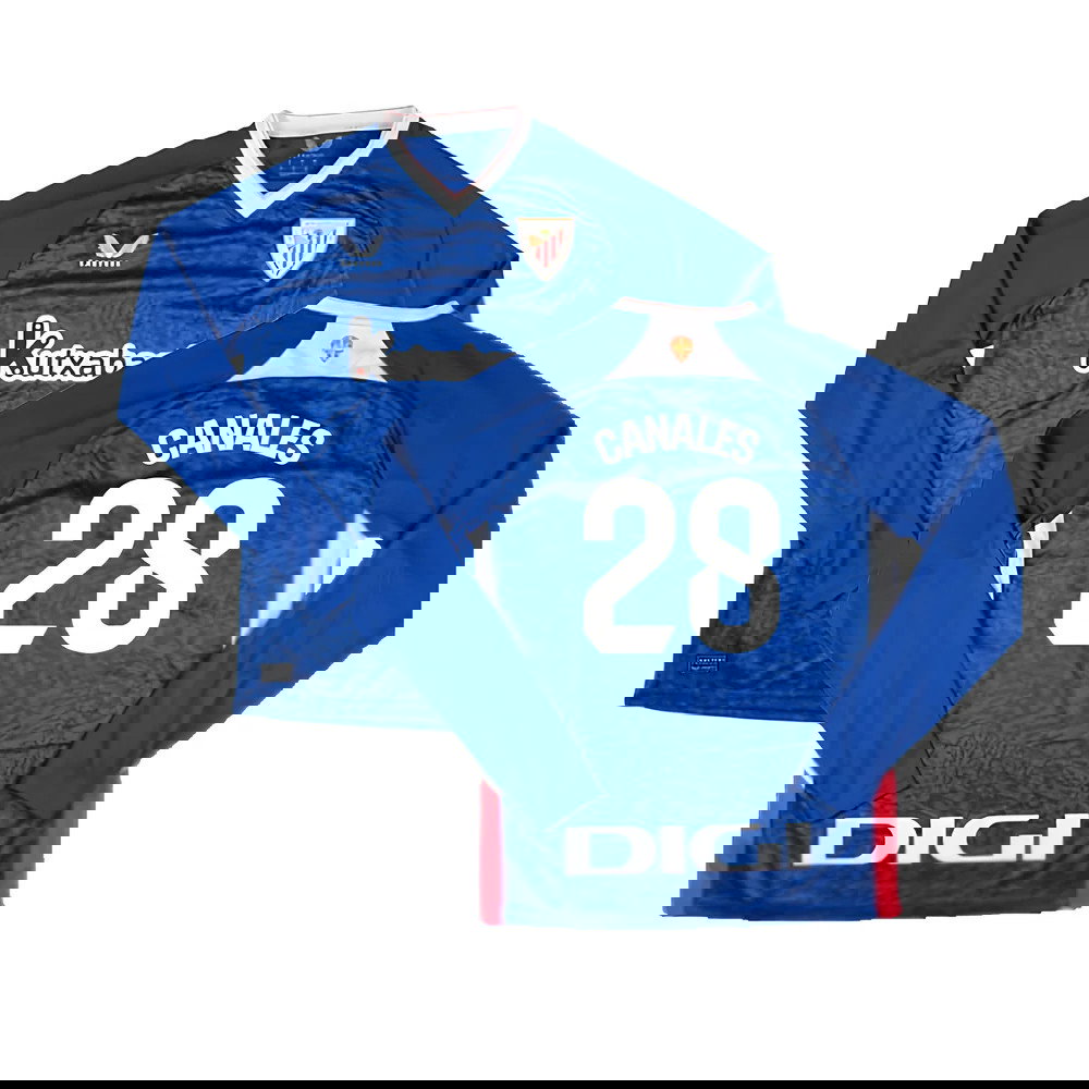 2024-2025 Athletic Bilbao Long Sleeve Away Shirt (Canales 28)
