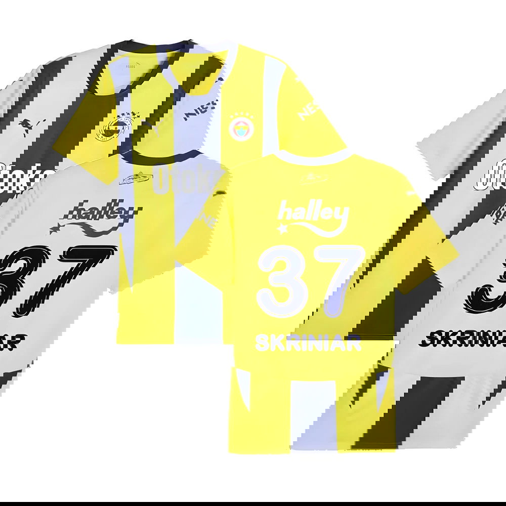 2024-2025 Fenerbahce Home Shirt (Skriniar 37)