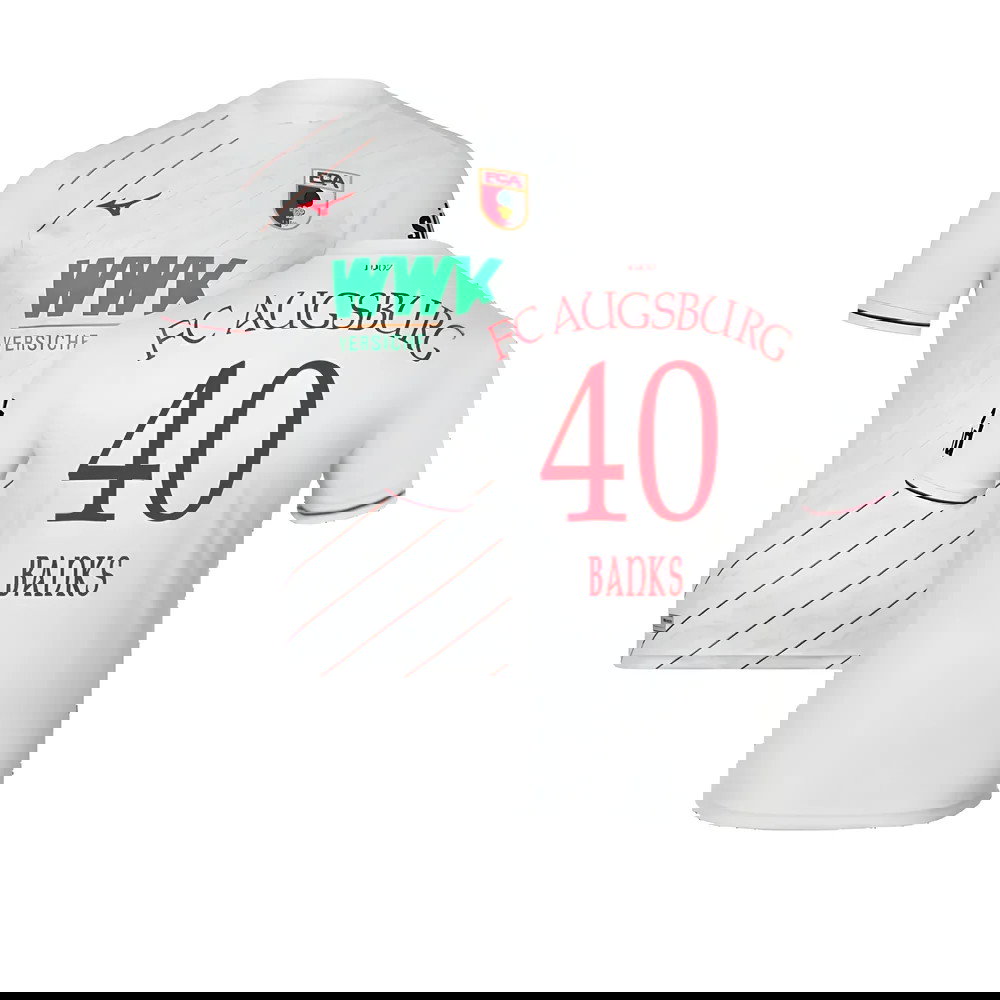 2024-2025 FC Augsburg Home Shirt (Banks 40)