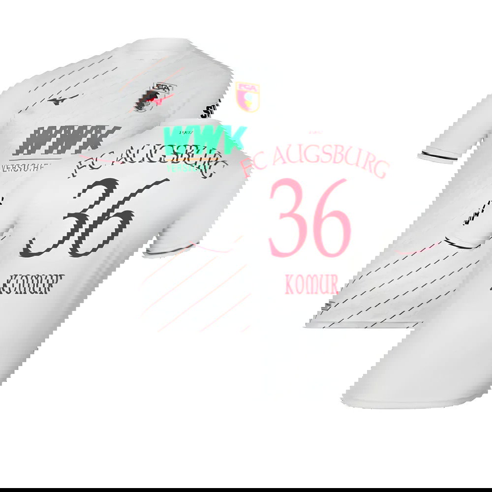 2024-2025 FC Augsburg Home Shirt (Komur 36)