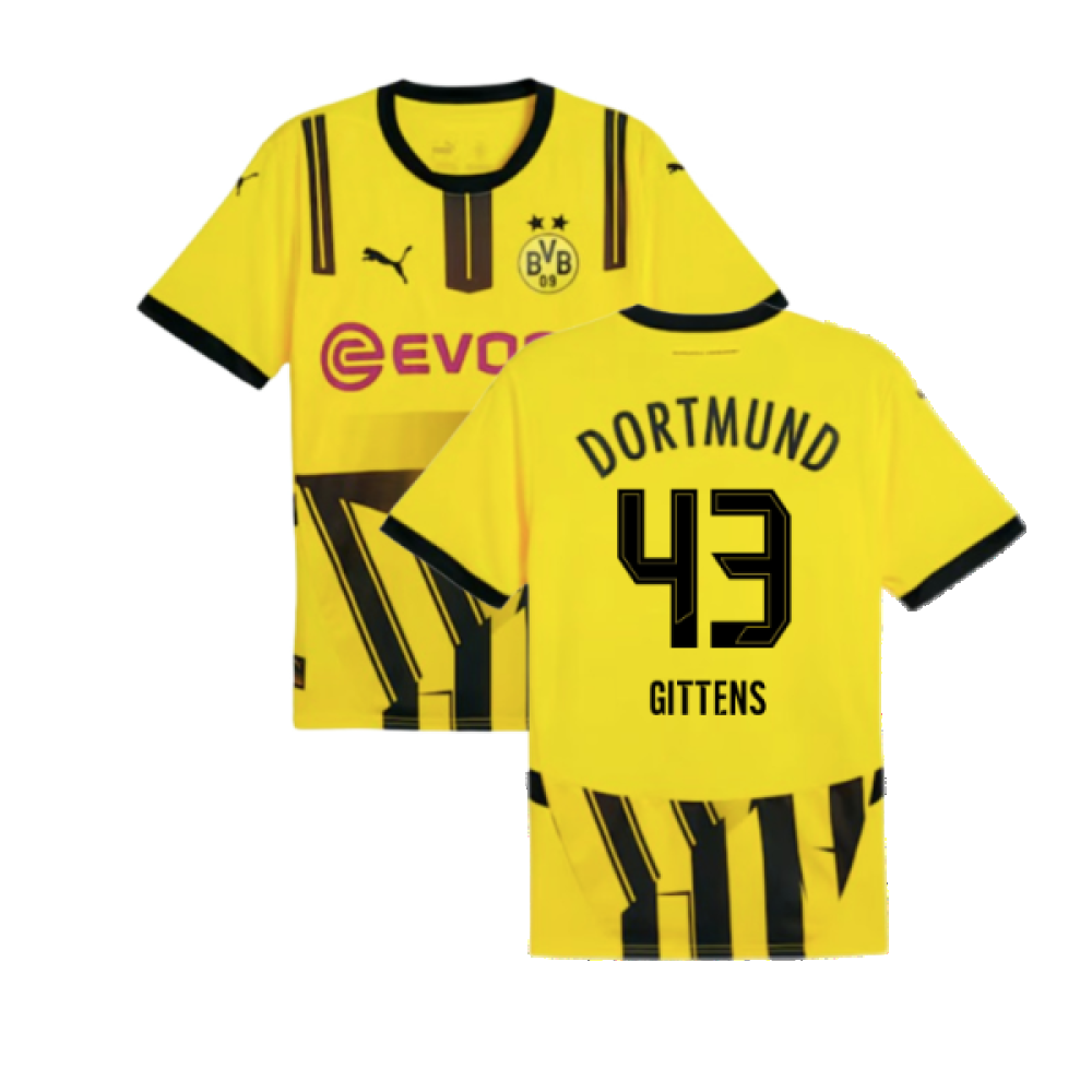 2024-2025 Borussia Dortmund Cup Shirt (Gittens 43)