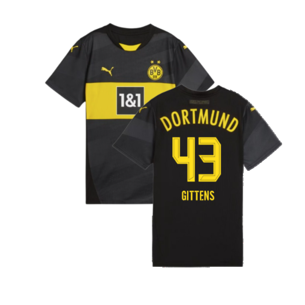 2024-2025 Borussia Dortmund Away Shirt (Ladies) (Gittens 43)