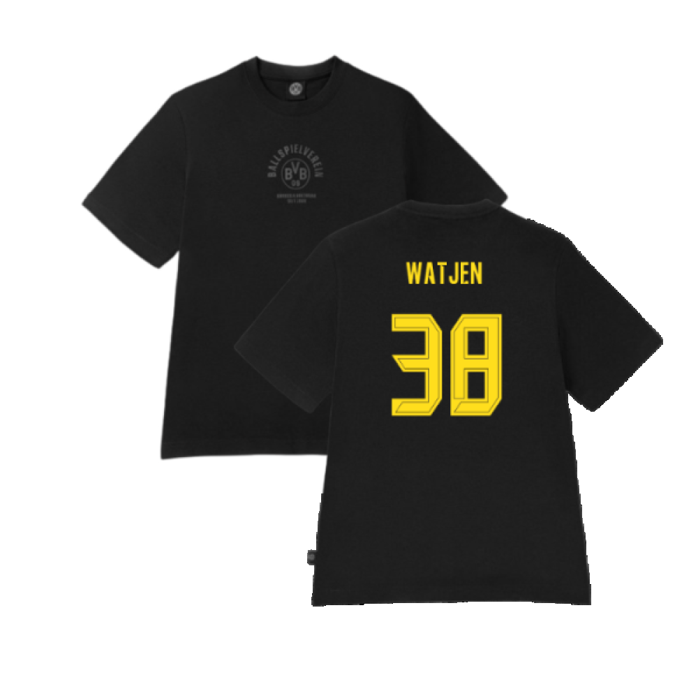 2024-2025 Borussia Dortmund ESS Tee (Black) (Watjen 38)