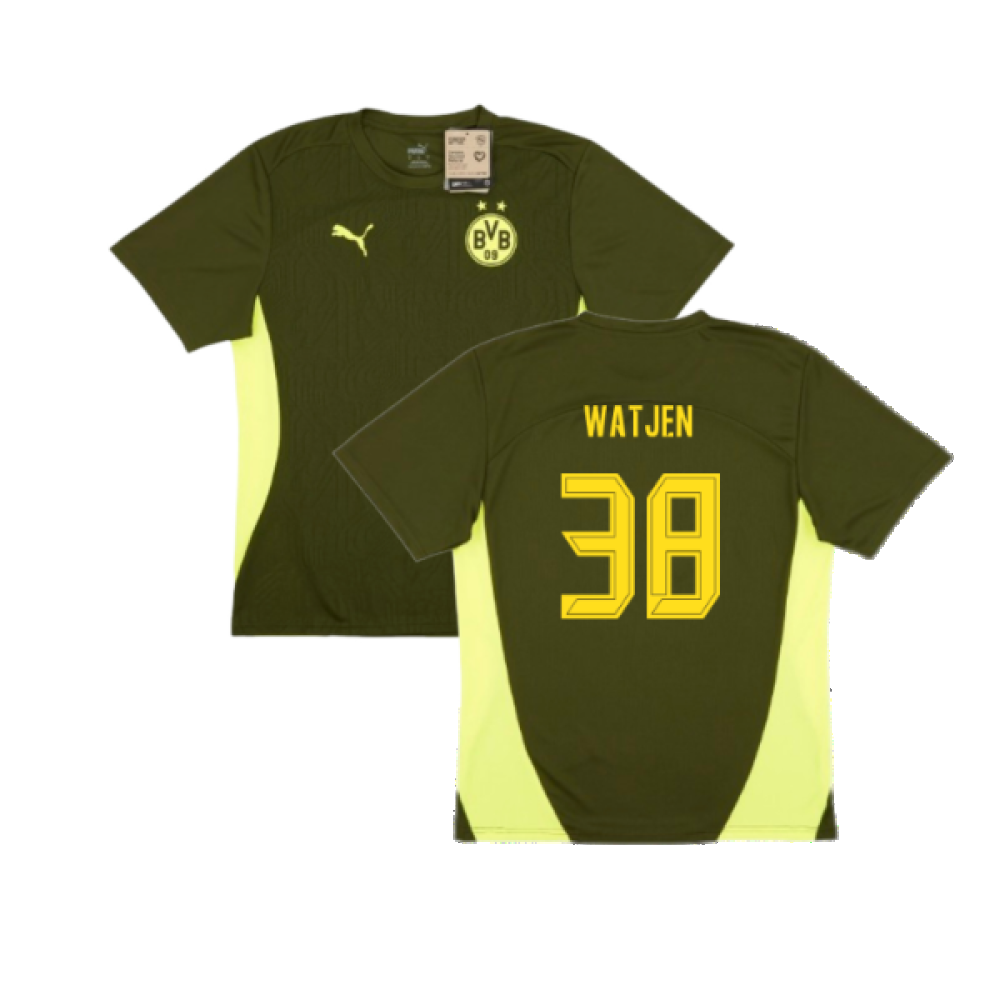 2024-2025 Borussia Dortmund Training Shirt (Myrtle) (Watjen 38)