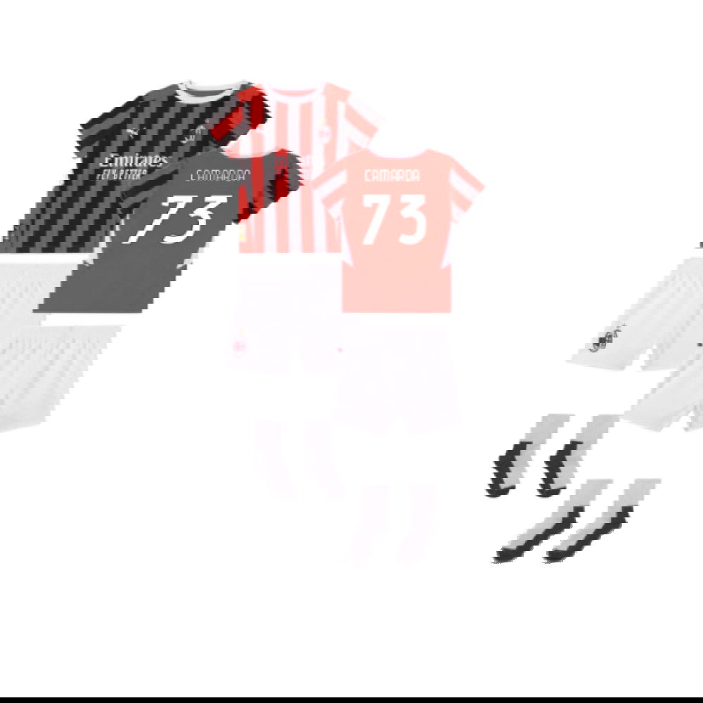 2024-2025 AC Milan Home Baby Kit (Camarda 73)