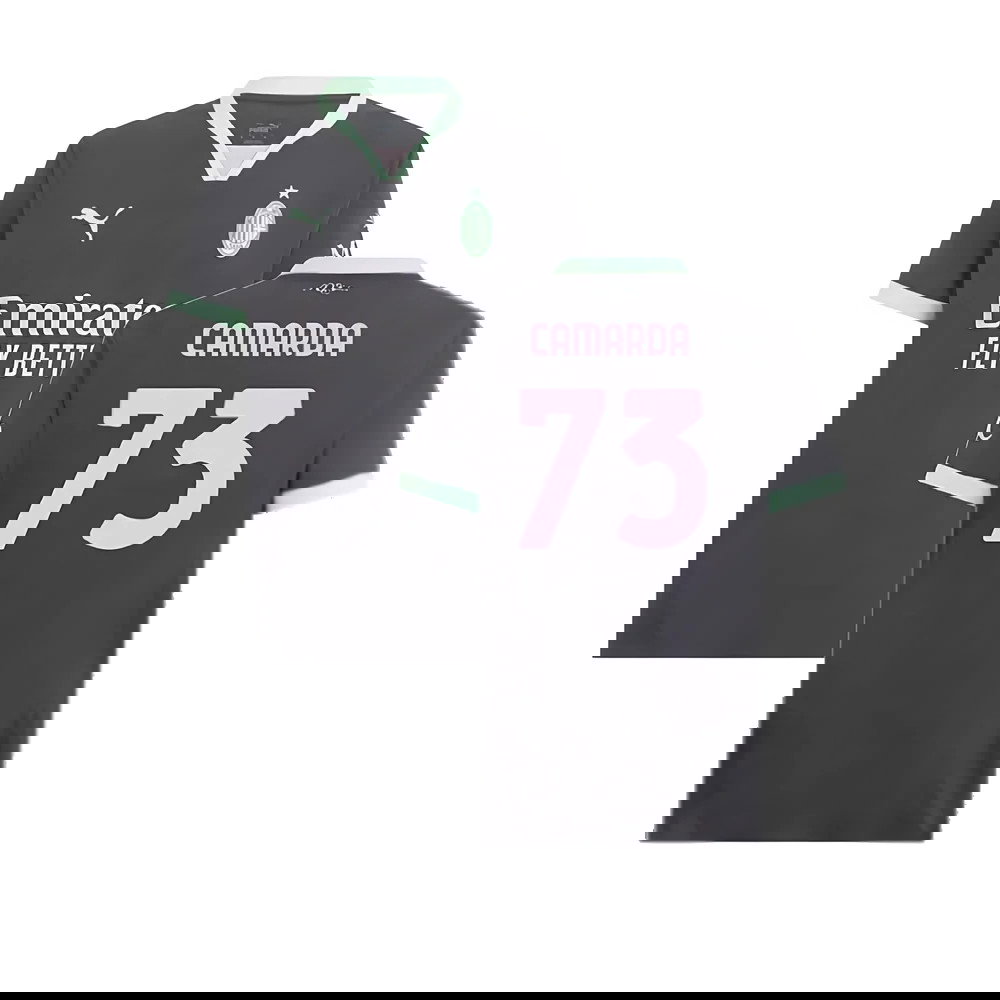 2024-2025 AC Milan Third Authentic Shirt (Camarda 73)