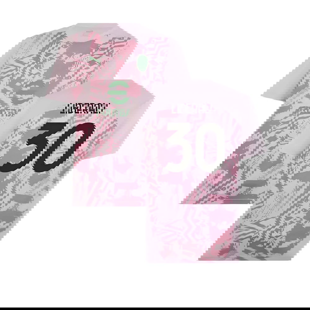 2024-2025 AC Milan Pre-Match Shirt (Grape) (Liberali 30)