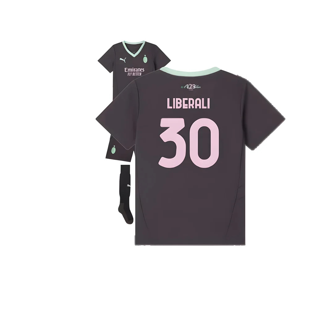 2024-2025 AC Milan Third Mini Kit (Liberali 30)