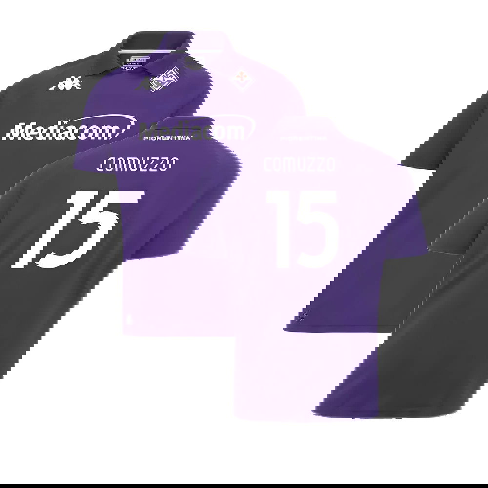 2024-2025 Fiorentina Home Shirt (Comuzzo 15)