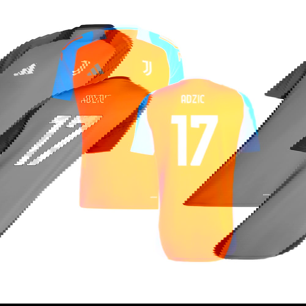 2024-2025 Juventus Training Jersey (Orange) (Adzic 17)