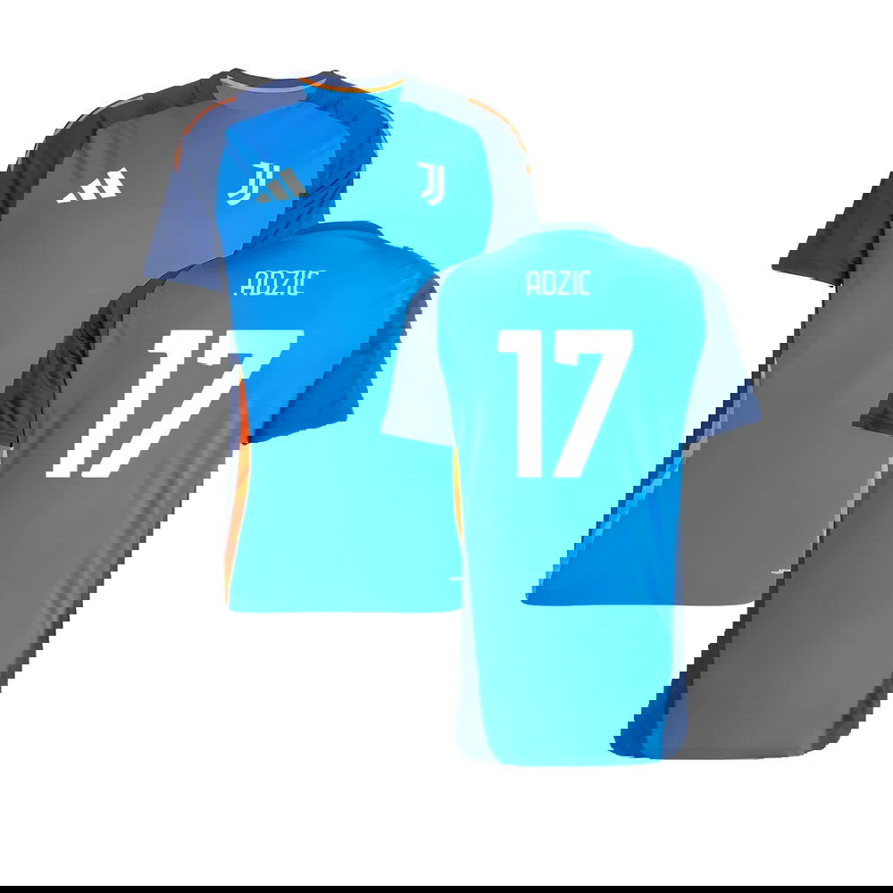 2024-2025 Juventus Training Jersey (Blue) (Adzic 17)