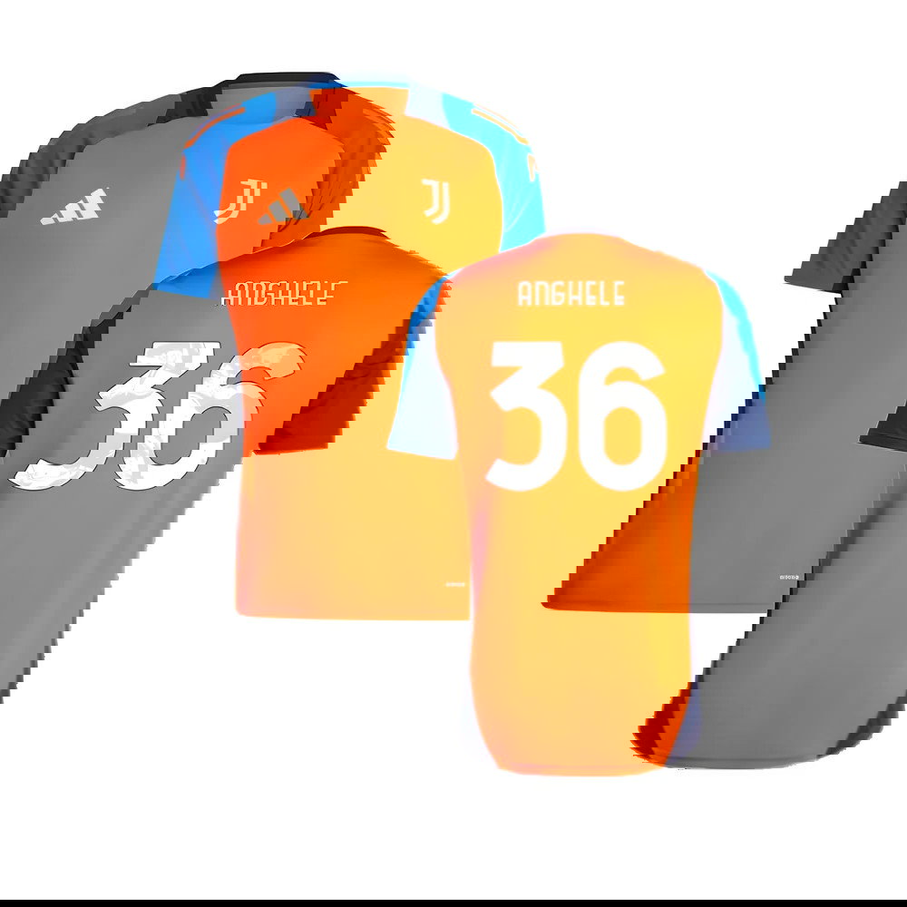 2024-2025 Juventus Training Jersey (Orange) (Anghele 36)