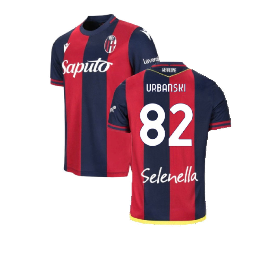 2024-2025 Bologna CL Home Shirt (Urbanski 82)