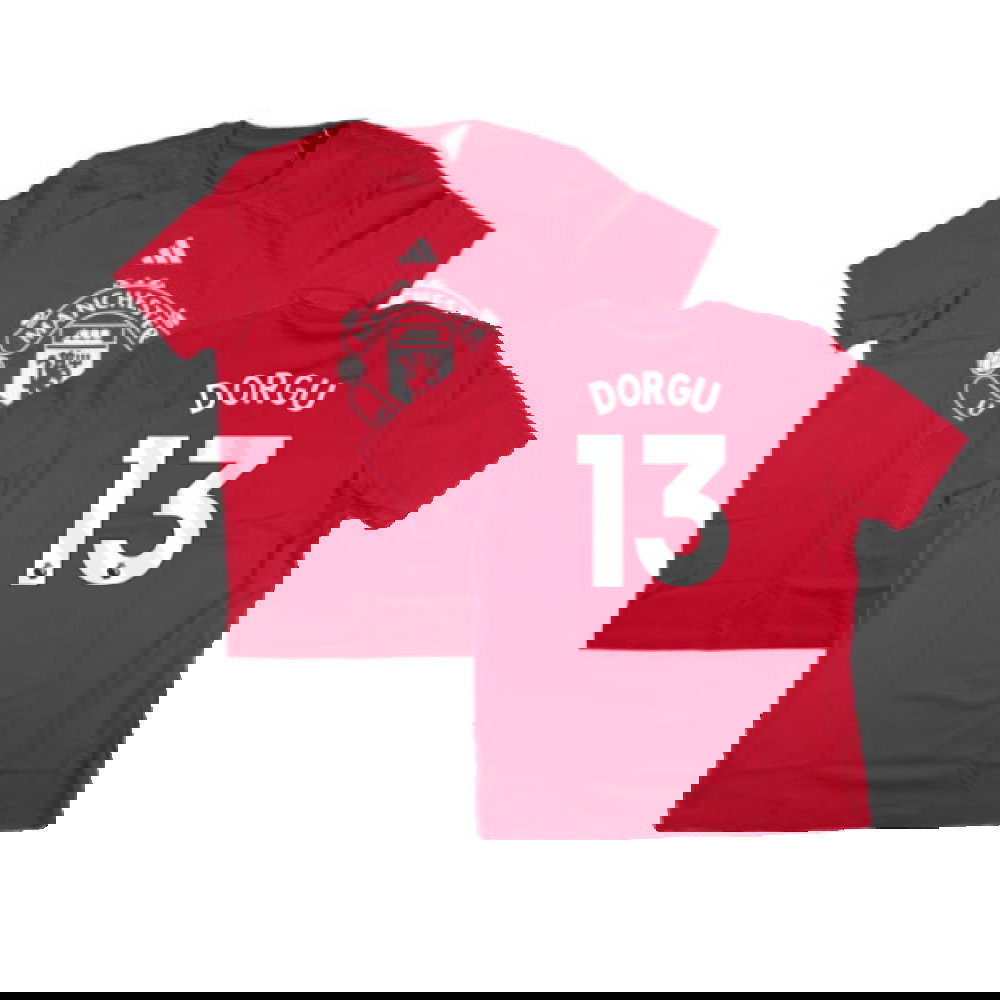 2024-2025 Man Utd DNA Graphic Tee (Red) (Dorgu 13)