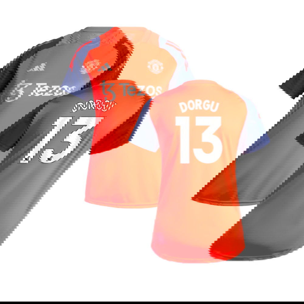 2024-2025 Man Utd Training Jersey (Red) - Womens (Dorgu 13)