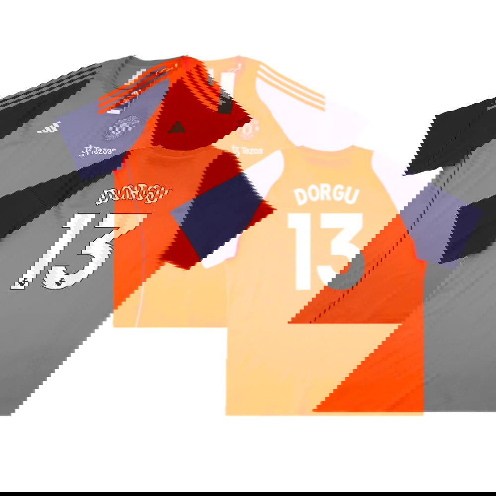 2024-2025 Man Utd Training Tee (Red) (Dorgu 13)