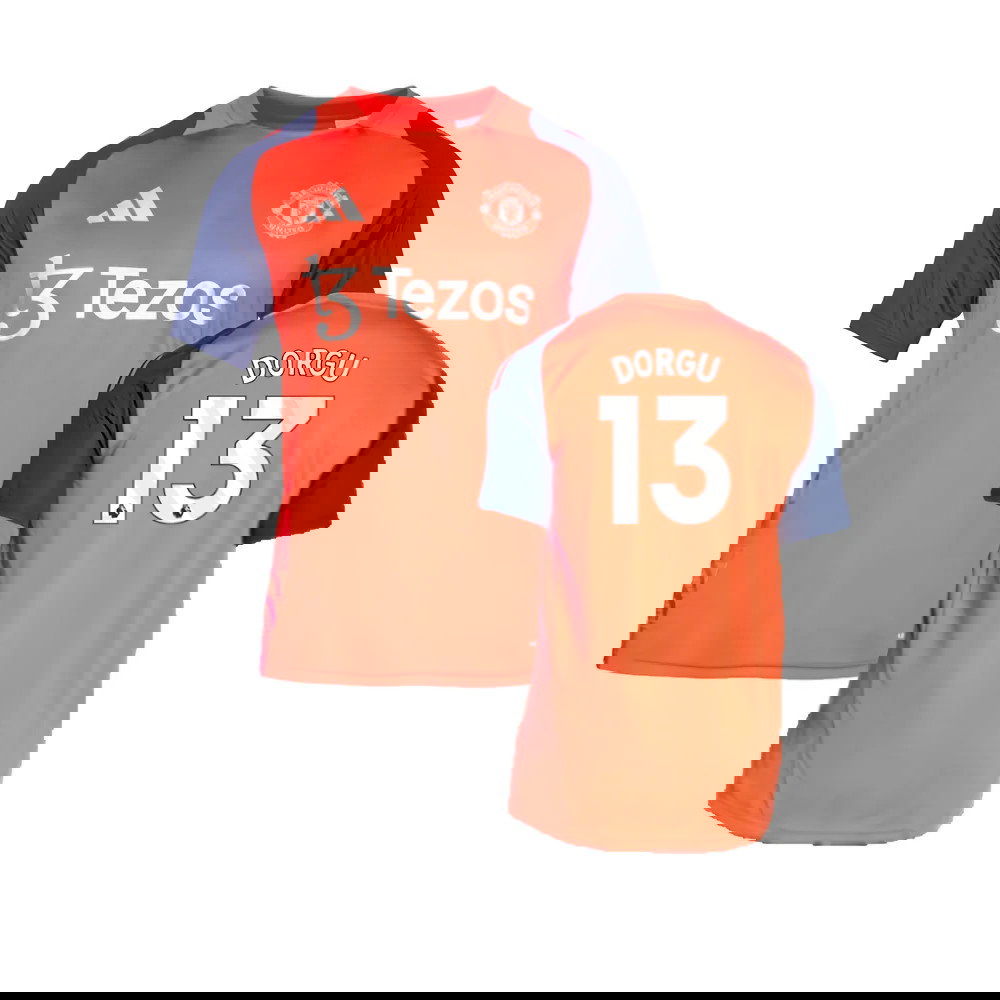 2024-2025 Man Utd Training Jersey (Red) (Dorgu 13)