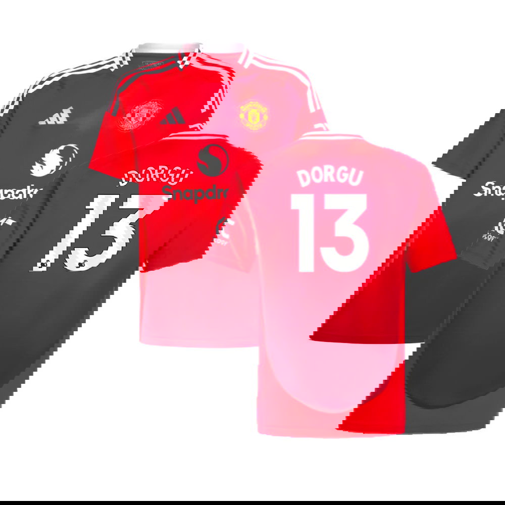 2024-2025 Man Utd Home Shirt (Kids) (Dorgu 13)