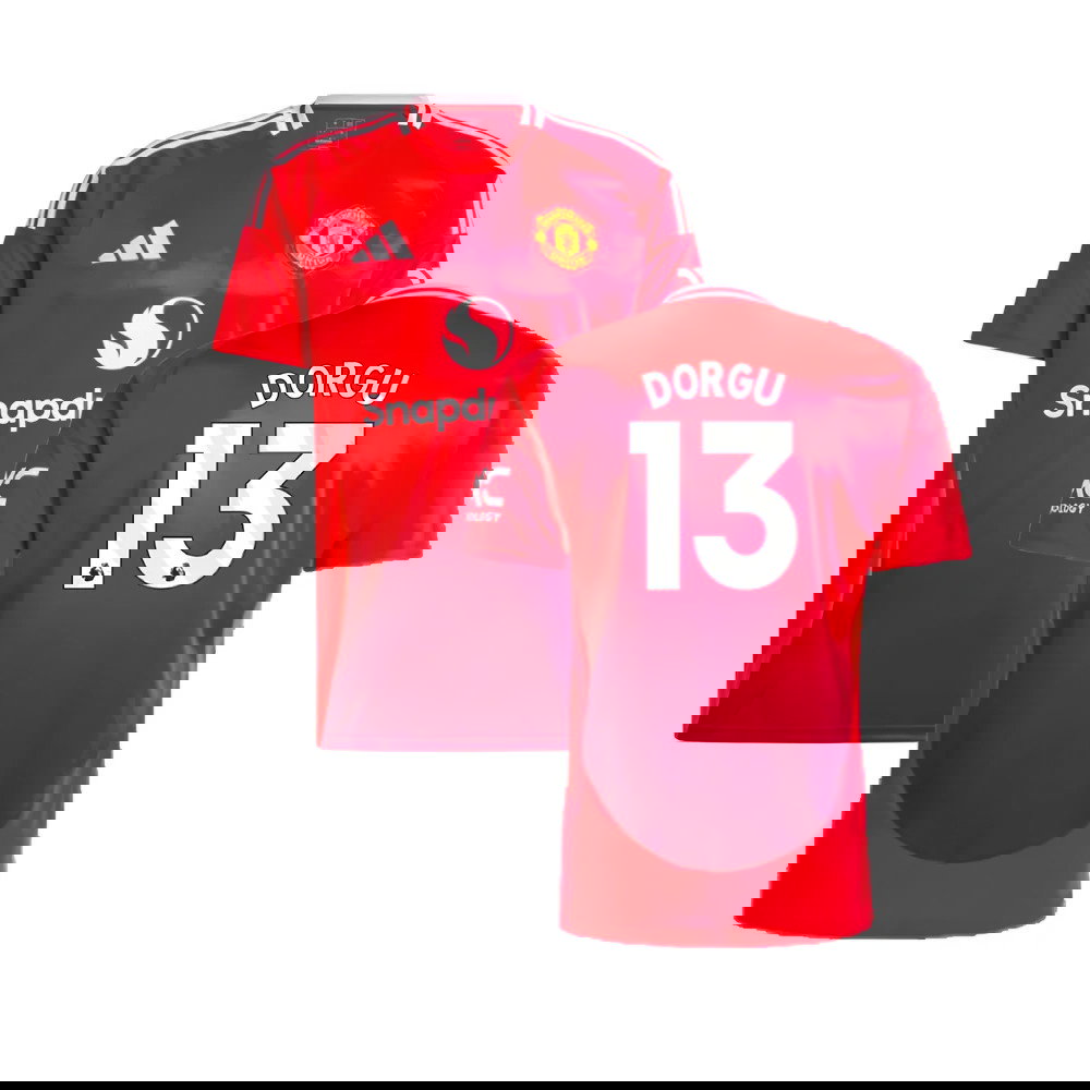 2024-2025 Man Utd Home Shirt (Dorgu 13)