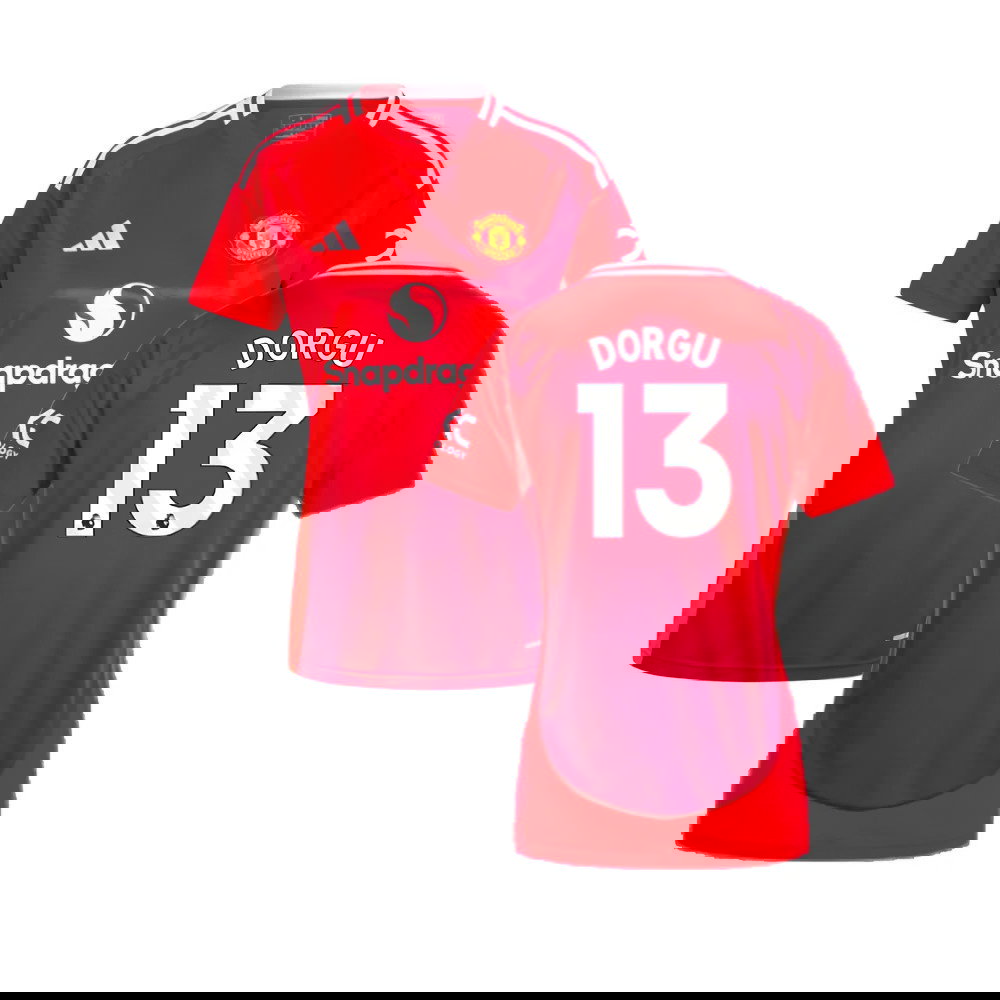 2024-2025 Man Utd Home Shirt (Womens) (Dorgu 13)