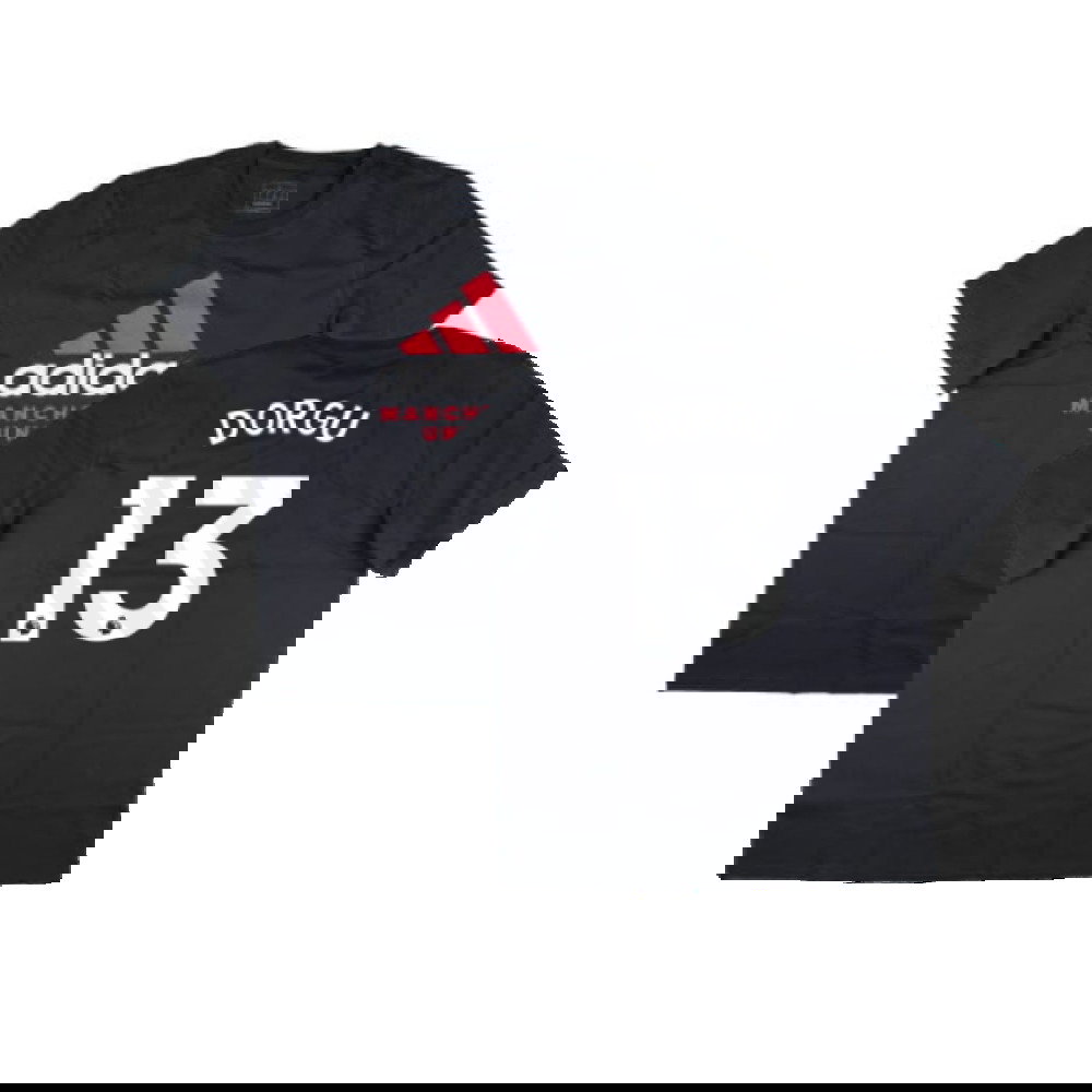 2024-2025 Man Utd Seasonal Graphic Tee (Night Grey) (Dorgu 13)