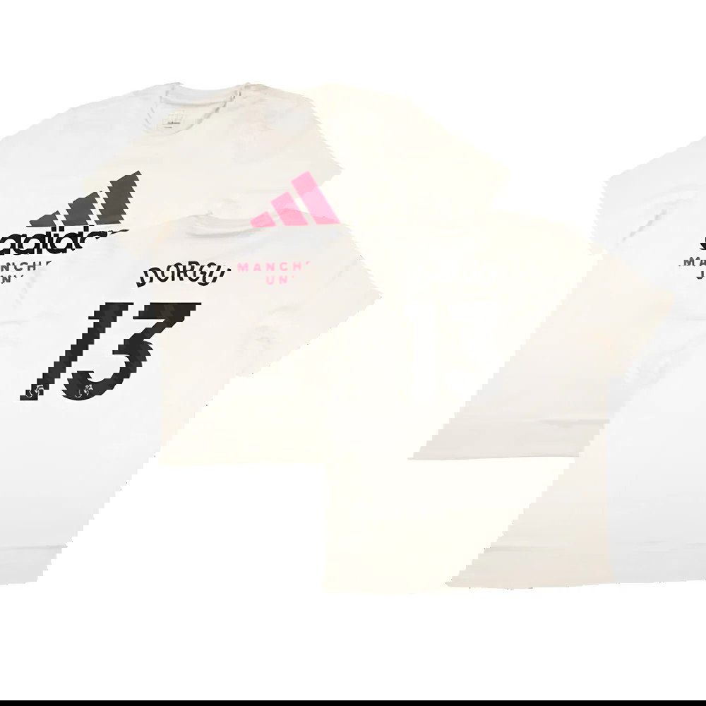 2024-2025 Man Utd SZN Graphic Tee (Cream White) (Dorgu 13)
