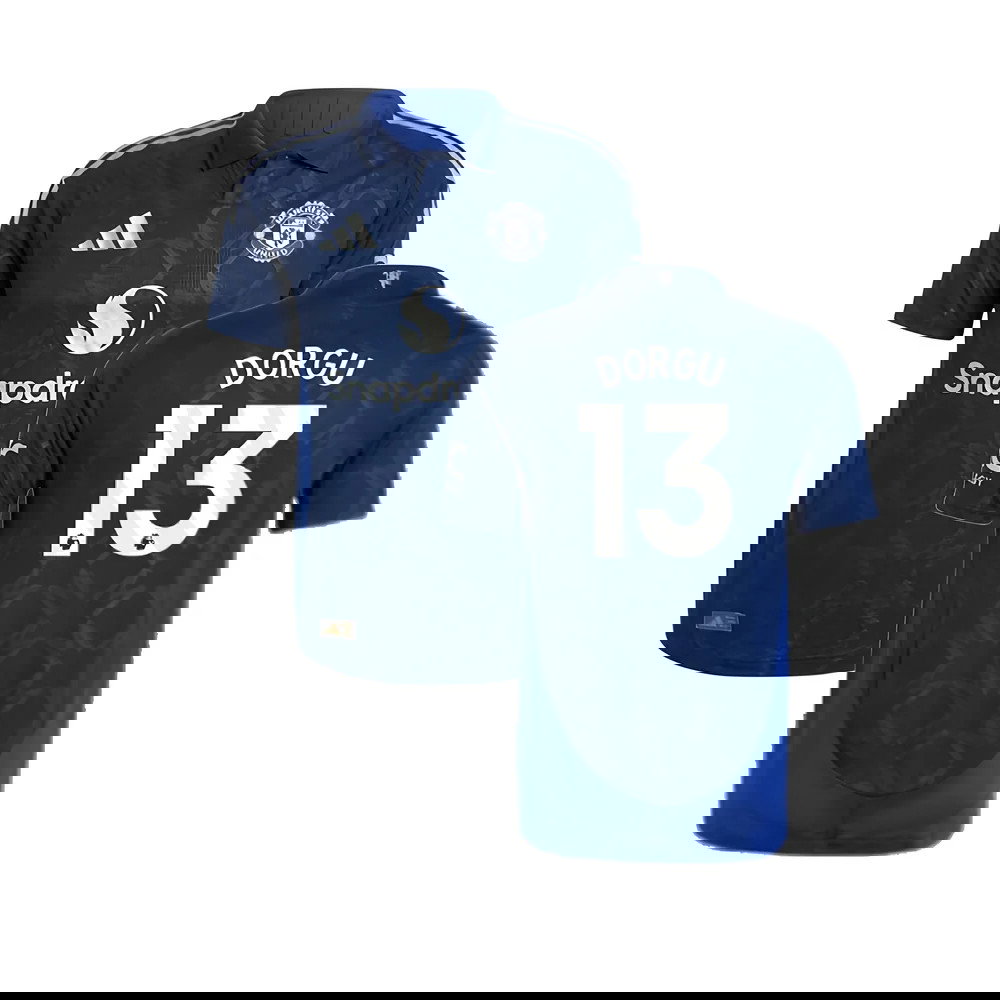 2024-2025 Man Utd Authentic Away Shirt (Dorgu 13)