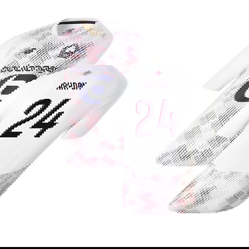 2024-2025 Lille Away Shirt (Akpom 24)