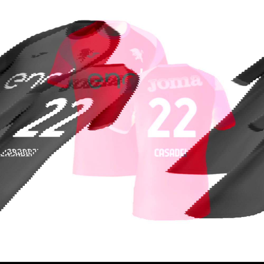 2024-2025 Torino Training Shirt (Red) (Casadei 22)