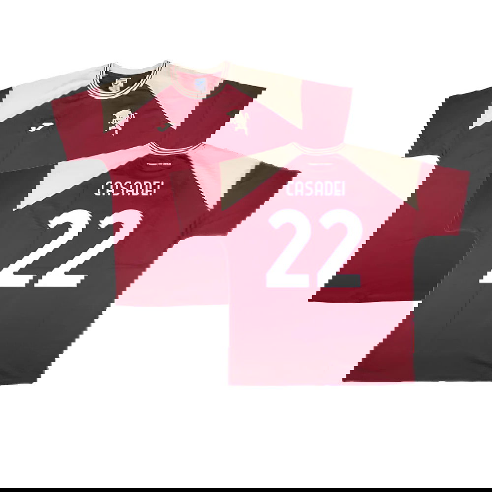 2024-2025 Torino Free Time T-Shirt (Burgundy) (Casadei 22)