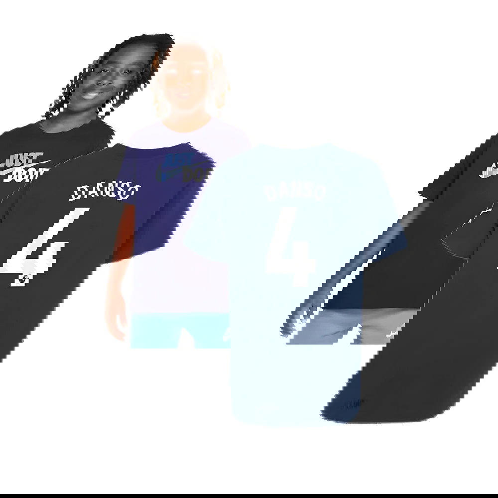 2024-2025 Tottenham Hotspur Just Do It T-Shirt (Navy) - Kids (Danso 4)